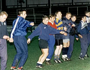 Field Prints: Getting into shape-Derek Eves (third from left) leads Coventry through their final