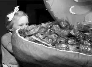 Giant Easter Egg - 1960 a gift for the Great Ormond Street Hospital for Sick