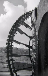 Bakery Prints: A giant water wheel used to irrigate the fields around the Northern Syrian town of Rastan