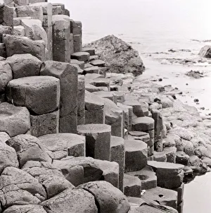 Core83 Prints: Giants Causeway Northern Ireland forming a headland on the north coast of Antrim