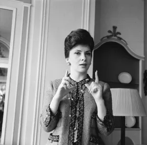 Entert Prints: Gina Lollobrigida actress pictured in the Savoy Hotel in London in 1963 Y2K