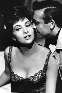 Gina Lollobrigida Actress with Sean Connery Actor 26th August 1963