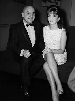 Gina Lollobrigida actress with Telly Savalas actor 1969