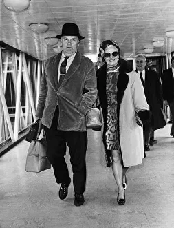 Ginger Rogers singer actress and dancer arrives at Heathrow Dbase MSI