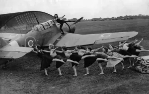 Aeroplane Prints: Girl Aircraft Designers at Miles Aircraft Factory in Reading