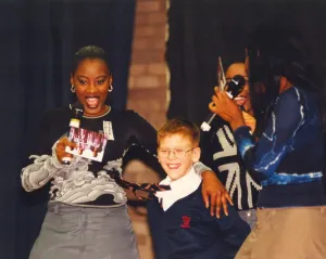 00275 Prints: Girl band Fierce perform live at Benfield School in Newcastle as part of a nationwide