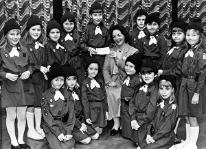 Girl Guides Prints: Giving their mothers a helping hand for an hour helped members of the 3rd fairfield