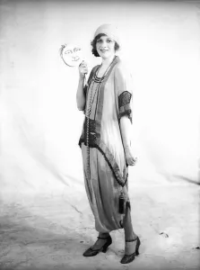 1921 Prints: Gladys Cooper actress at Fleet Street Revels at Covent Garden. Y2K