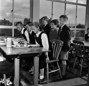 Glantaf Secondary Modern School, Llandaff North, Cardiff. October 1952 C4990