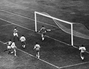 Goalkeeper Prints: Glasgow Rangers 5 v Morton 0. Scottish League Cup final match at Hampden Park