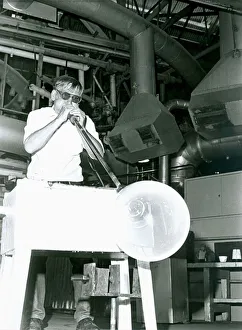 00101 Prints: Glass blower Jimmy Davidson was awarded the British Empire Medal in the Birthday Honours