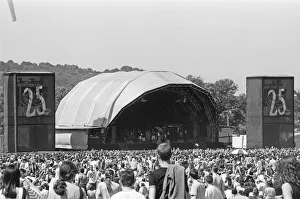 Glastonbury Festival 1995. The 25th Anniversary of the Glastonbury Festival