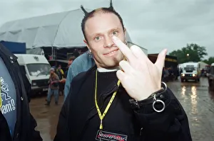 Somerset Prints: Glastonbury Festival 1997 Picture shows Keith Flint from The Prodigy