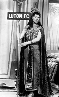 Banner Prints: Glenda Jackson stars in Morecambe and Wise television programme as Cleopatra on BBC TV
