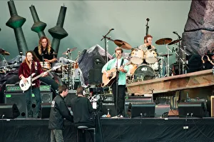 00612 Prints: Glenn Frey of The Eagles performing live at the McAlpine Stadium in Huddersfield