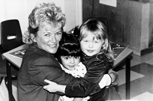 Glenys Kinnock wife of Neil Kinnock ex-MP and Leader of the Labour Party with Katrina