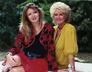 Gloria Hunniford TV Presenter with daugther Caron Keating TV Presenter DBase