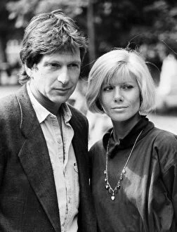 Images Dated 27th August 1987: Glynis Barber and Michael Brandon at TV photocall 27 / 08 / 1987
