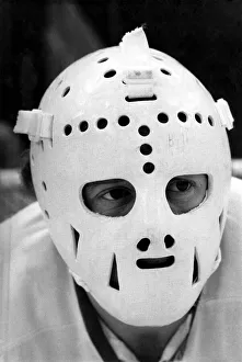 Mask Prints: Goalminder Billy McKenzie, former American College All-Stars player