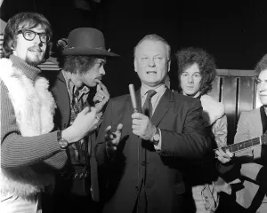 Godfrey Winn December 1967, singing makes singing debut on television, with Jimi Hendrix