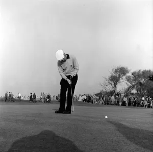 Putter Prints: Golf - Ryder Cup - October 1961 Golfer at the Royal Lytham & St Annes Golf Course
