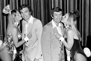Good Luck kisses For Cup Final Players: Fulhams Captain Alan Mullery