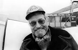 Former Goon Michael Bentine is pictured at Sunderland Flying Club