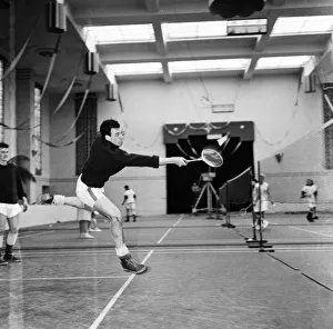 Gordon Banks at Leicester City football club team training