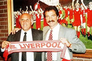 00244 Prints: Graeme Souness Liverpool manager with his assistant Ronnie Moran