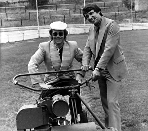 Graham Taylor new manager of Watford meets the Chairman at the Vicarage road ground today