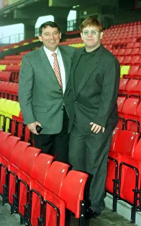 Graham Taylor Watford Football Club December 1998 Football Manager with Sir Elton
