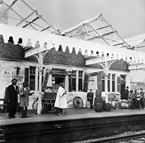 Granada TV films their Blues and Gospel Train music show at the derelict