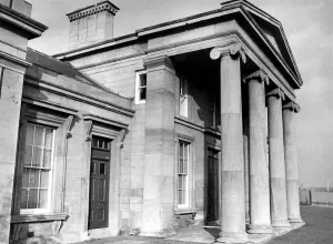 Entrance Prints: The grand Edwardian portico of Monkwearmouth Railway Station