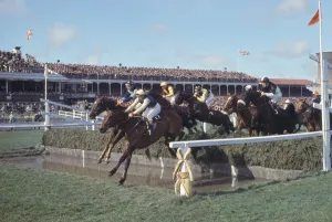 Grand National Horserace held at Aintree, Liverpool. The Fossa