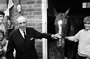 Grand National Winner, Maori Venture and owner Jim Joel