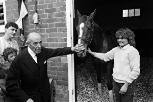 Grand National Winner, Maori Venture and owner Jim Joel