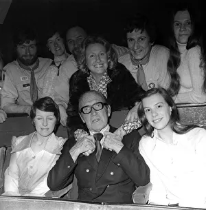 He was the grand old man of comedy. Arthur Askey is pictured here on 17th April 1975