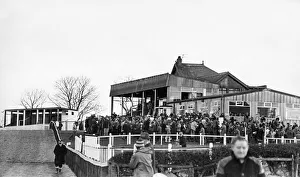 Grandstand Prints: The Grandstand at Sedgefield Racecourse 24th January 1978