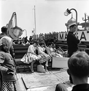 00594 Prints: Gravesend to Calais 48 hour trip Via Ferry dancing and French Cafe culture, Kent