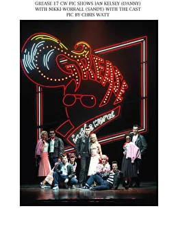 Grease musical Edinburgh Playhouse September 1997 Ian Kelsey actor as Danny