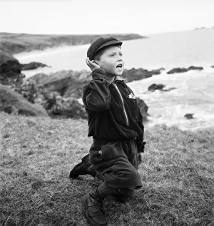 Great Blasket Island, Off The Dingle Peninsula, Co. Kerry, Ireland. January 1953 D499