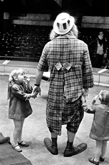 Tightrope Prints: Its great being circus kids for Carol aged 4 and Grace aged 2 daughters of clown Carlos