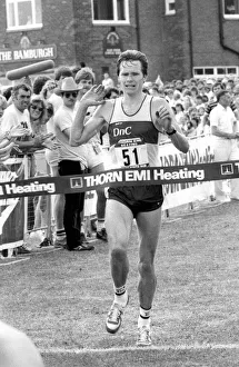 Winning Prints: Great North Run, 17 June 1984 - Oyvind Dahl the winner of the Great North Run 1984