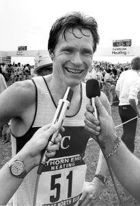00123 Prints: Great North Run, 17 June 1984 - The winner of the Great North Run 1984 Oyvind Dahl