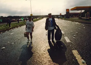 Core58 Prints: The Great North Run 17 September 1995 - A lone competitor brings up the rearguard as