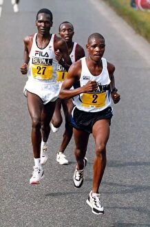 Images Dated 18th September 1994: Great North Run, 18 September, 1994 - Benson Masya (No. 2), Paul Tergat (No