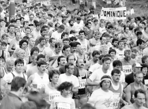 Core58 Prints: The Great North Run 24 July 1988 - Runners surge over the start line