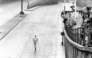 00119 Prints: The Great North Run 27 June 1982 - The loneliness of the long-distance runner - pensioner