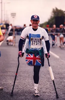 The Great North Run 4 October 1998 - Competitors at the start - ready for the off - Brian