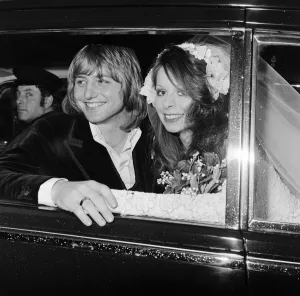 Marriage Prints: Greg Lake (25 year old pop singer) marries German model Regina Bottcher (21